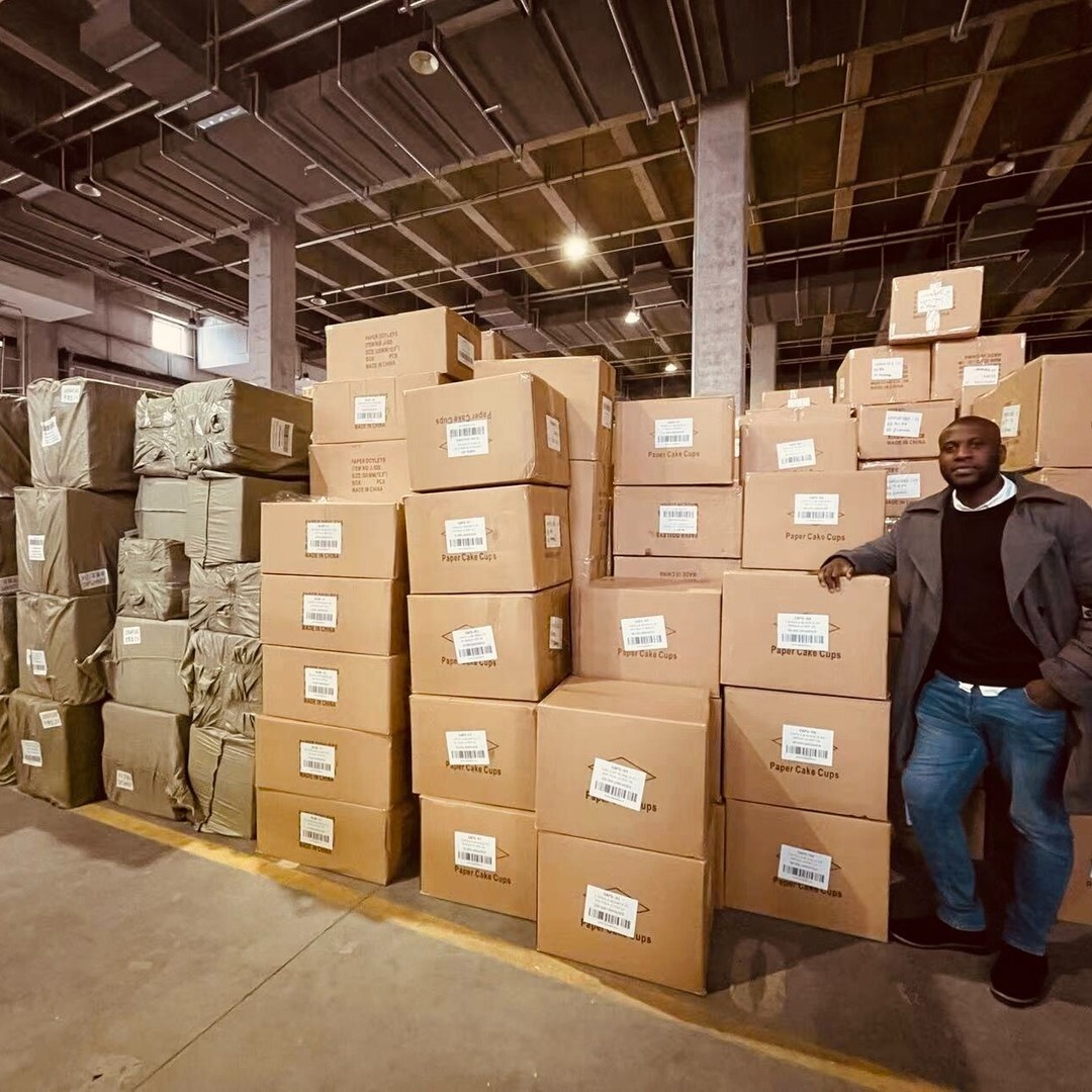 Consolidated shipment ready to load