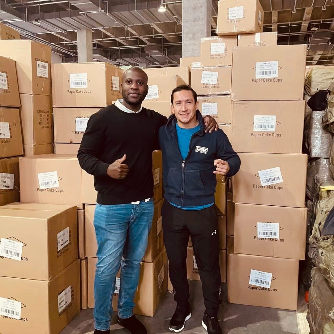 DWS at a supplier warehouse in China